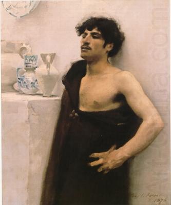 Young man in reverie, John Singer Sargent